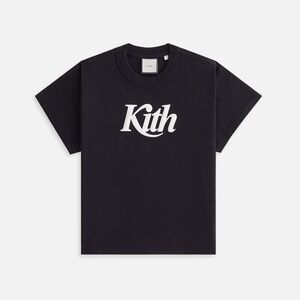 KITH WOMENS BLACK TSHIRT SIZE SMALL